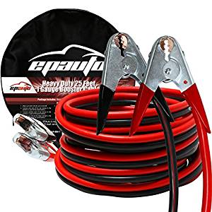 EPAuto 1 Gauge x 25 Ft. 800A Heavy Duty Booster Jumper Cable-5be9f77575bf9